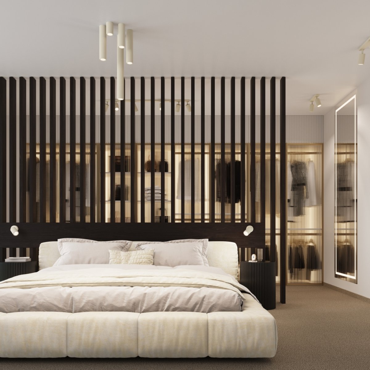 Applique Aluminium Beige GU10 1 Karbon beige, EDEN