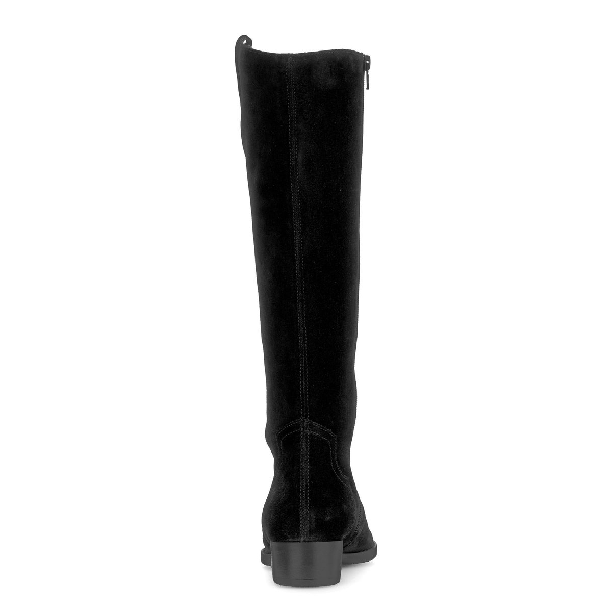 Bottines en cuir à talon décroché noir velours, GABOR