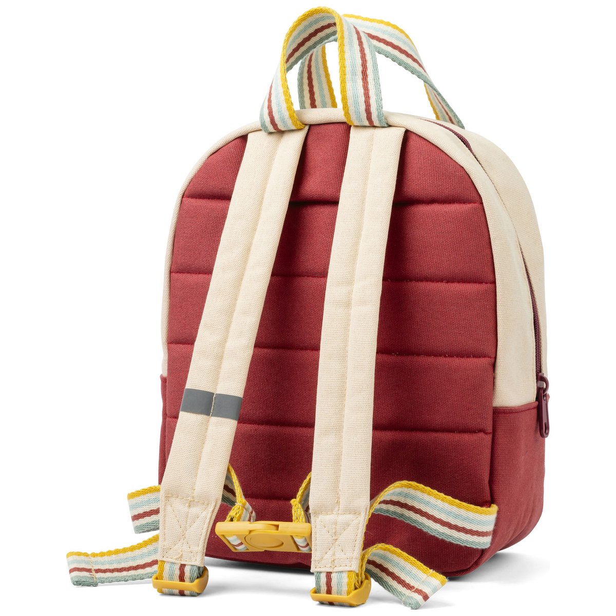 Sac à dos rouge, beige, jaune, LILLIPUTIENS