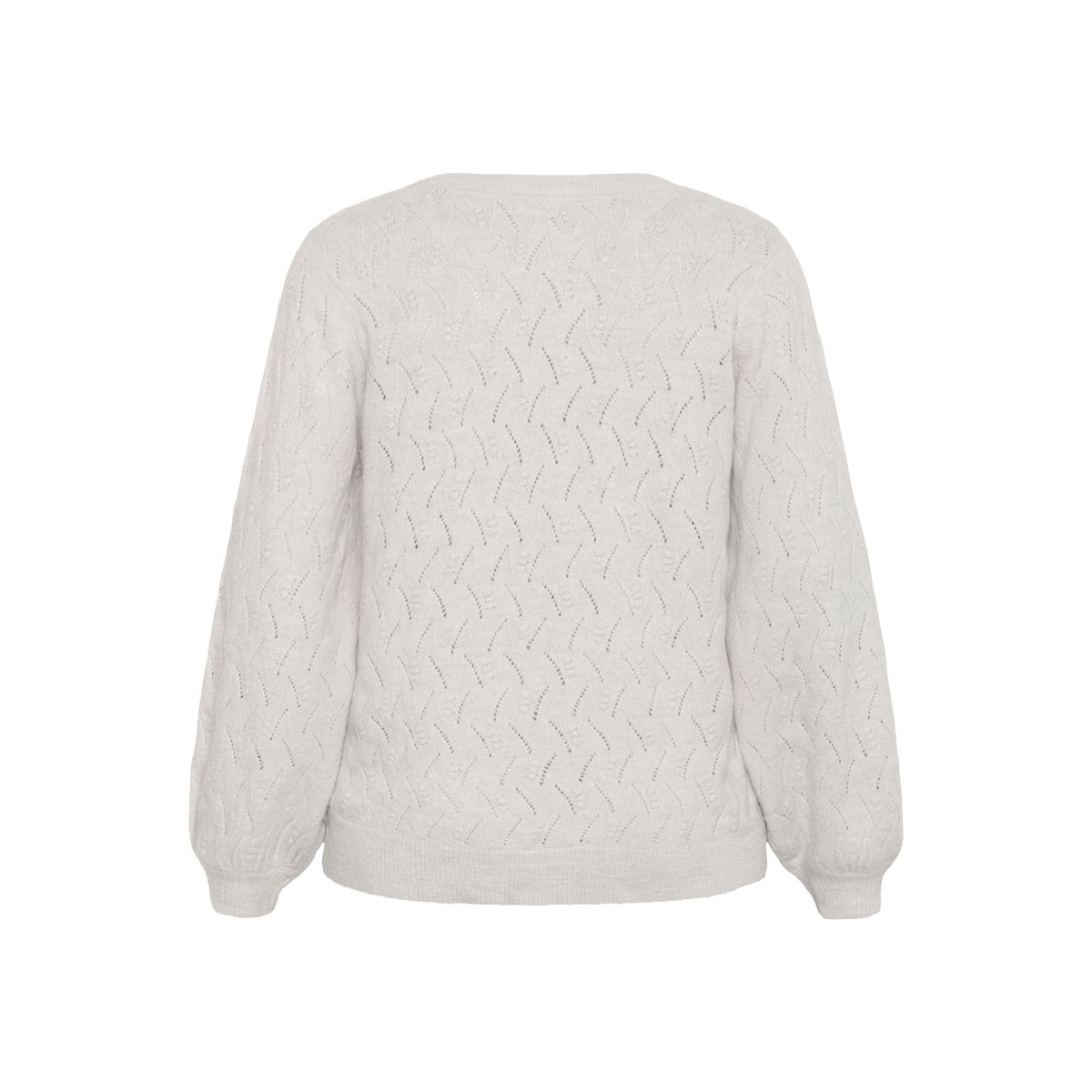 Cardigan à tricot gris light grey melnage, KAFFE CURVE