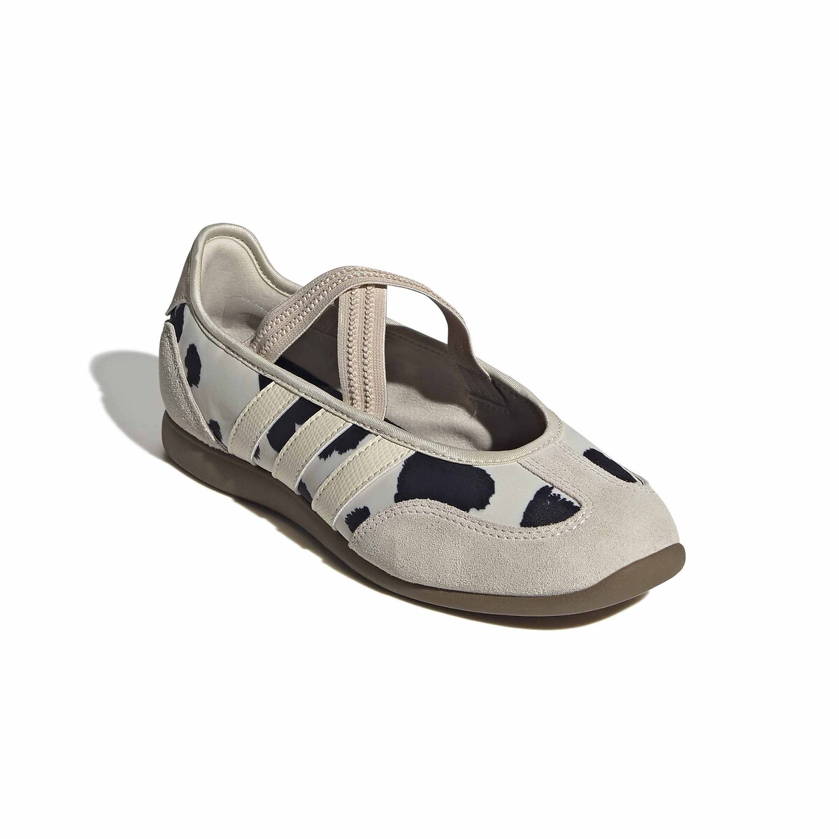 Leren ballerina's met platte hak, Mary Jane BARREDA animal ecru, ADIDAS SPORTSWEAR