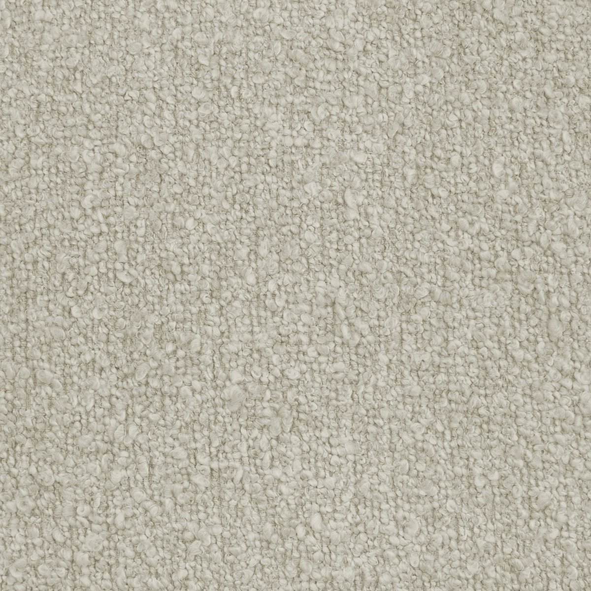 Fauteuil droit polyester MAEVE crème, HABITAT