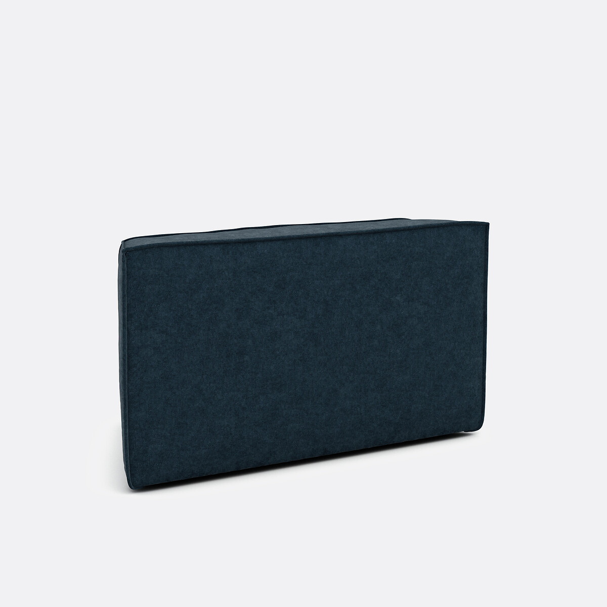 Elément d'angle ouvert pour canapé modulable, en velours texturé, SEVEN bleu de prusse, LA REDOUTE INTERIEURS
