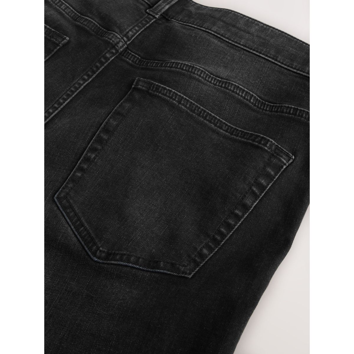 Jean stretch coupe skinny classique noir délavé, NEXT