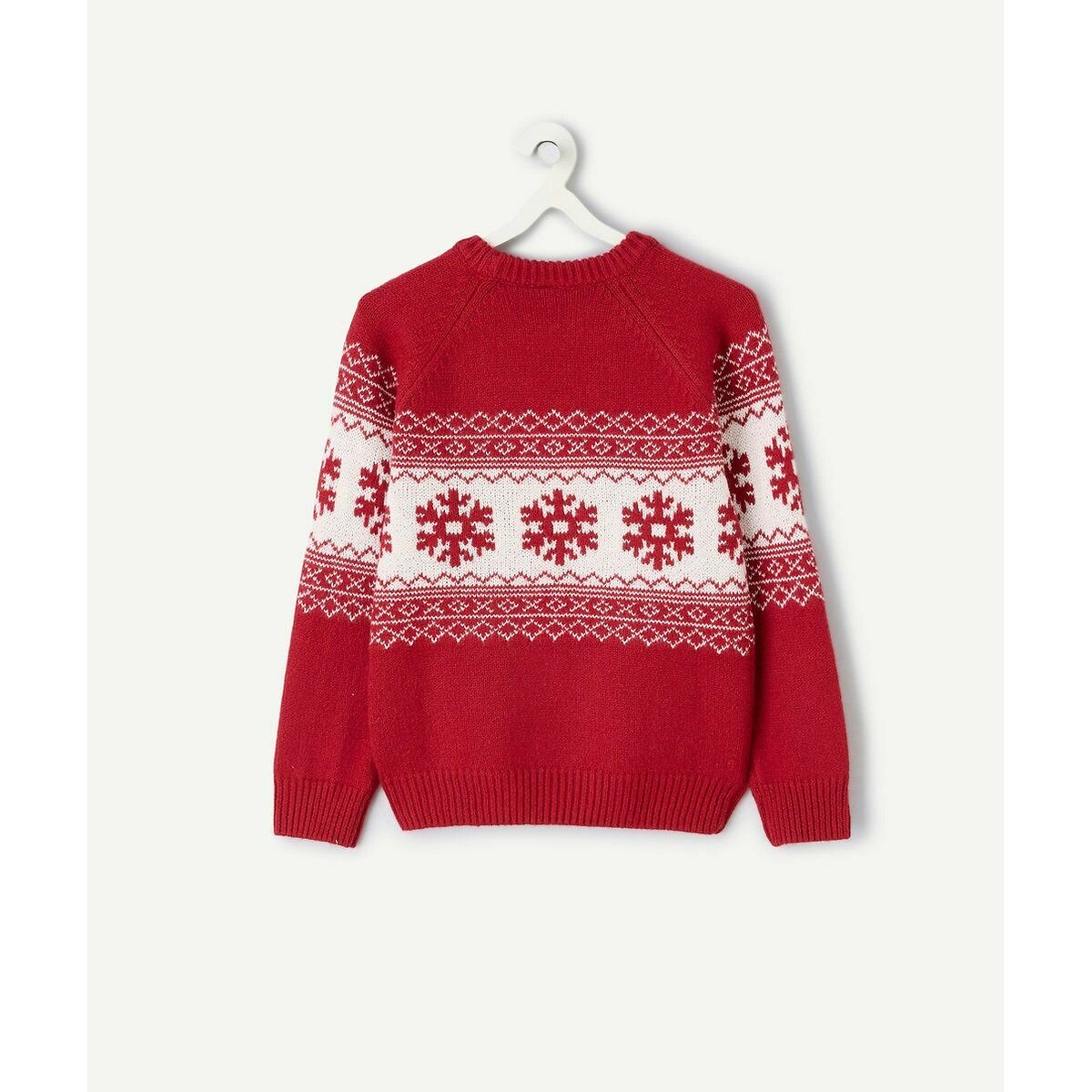 Jacquard Jumper red, TAPE A L'OEIL
