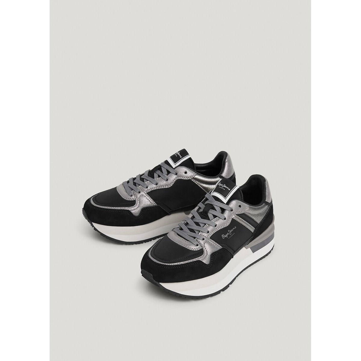 Baskets basses NALA NIGHT noir, PEPE JEANS