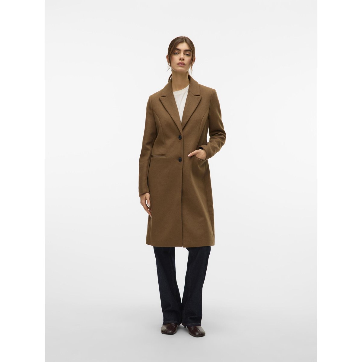 Manteau marron - cub, VERO MODA