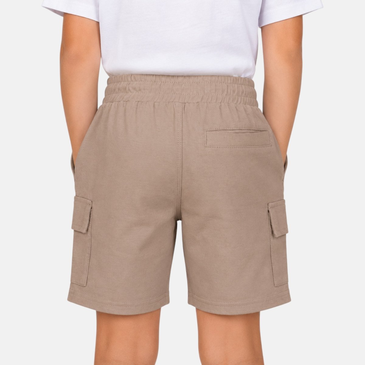 Bermuda cargo molletonné à cordon BARUDA beige, LEE COOPER