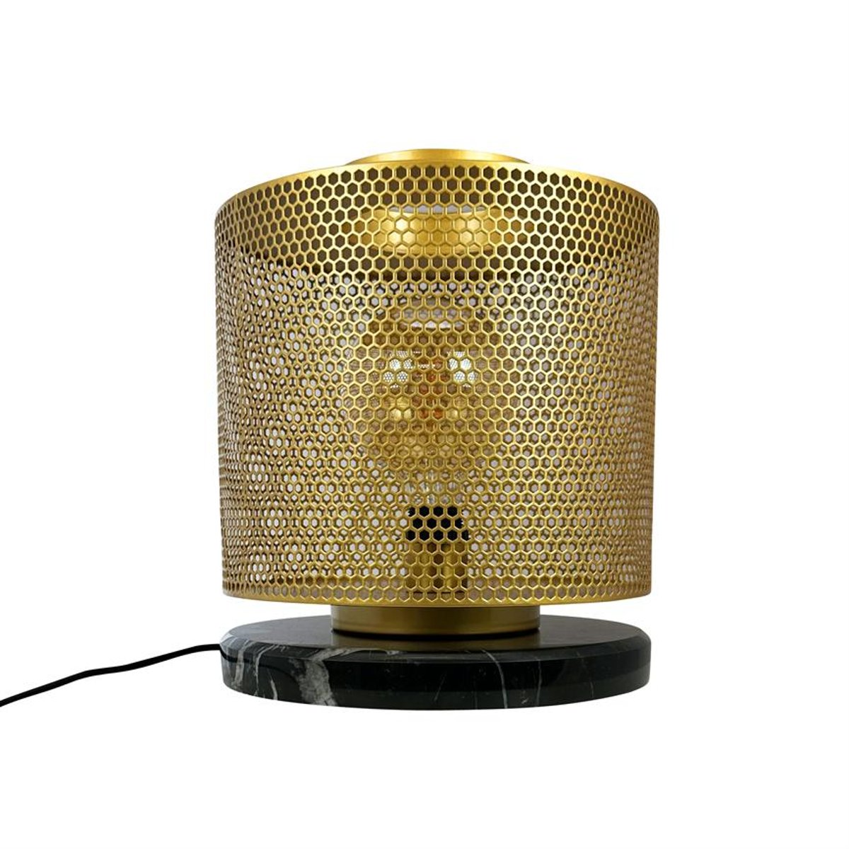 Lampadaire en Métal brass/marble Nantes brass, DYBERG LARSEN