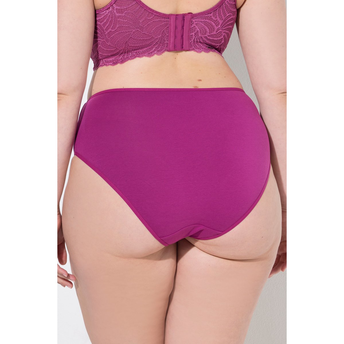 Lot de 5 culottes midi, 5 coloris différents bleu lilas, ULLA POPKEN