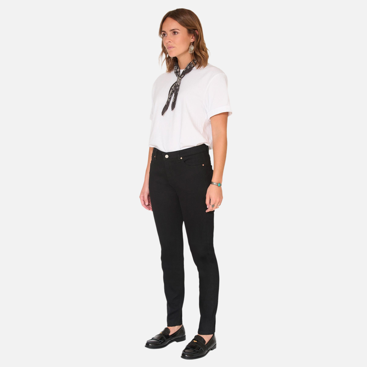 Jean THE BIRKIN POWER STRETCH noir rinse wash, MKT STUDIO