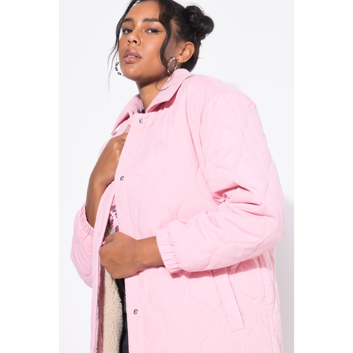 Doudoune matelassée coupe Loose rose, STUDIO UNTOLD