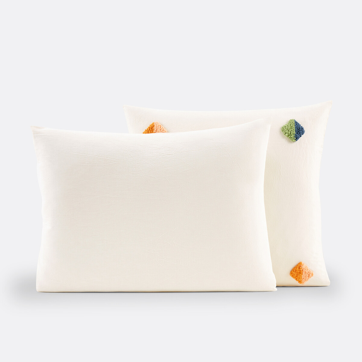Mentilla Cotton Pillowcase ecru , LA REDOUTE INTERIEURS