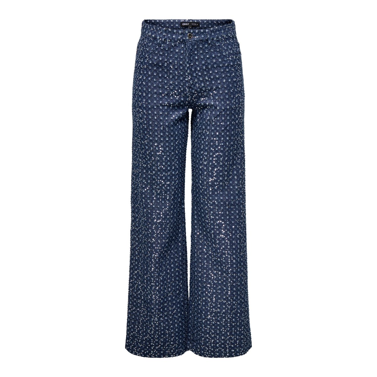 Pantalon À Jambe Large dark blue denim, ONLY
