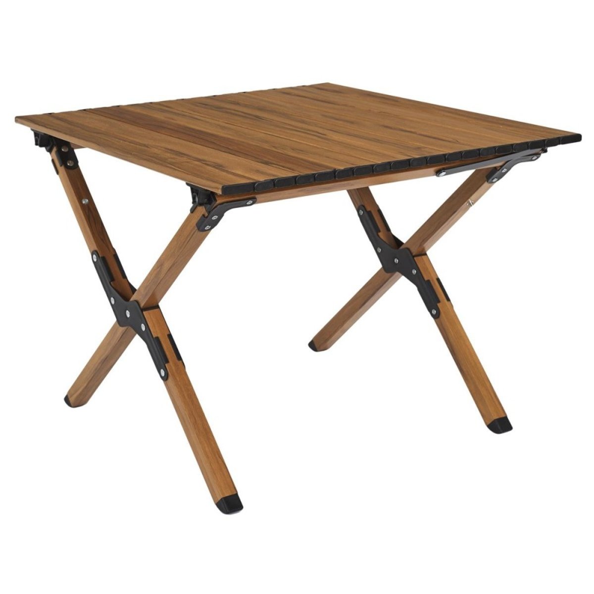 Table de camping pliante MARIPOSA effet bois marron, DECORATIE