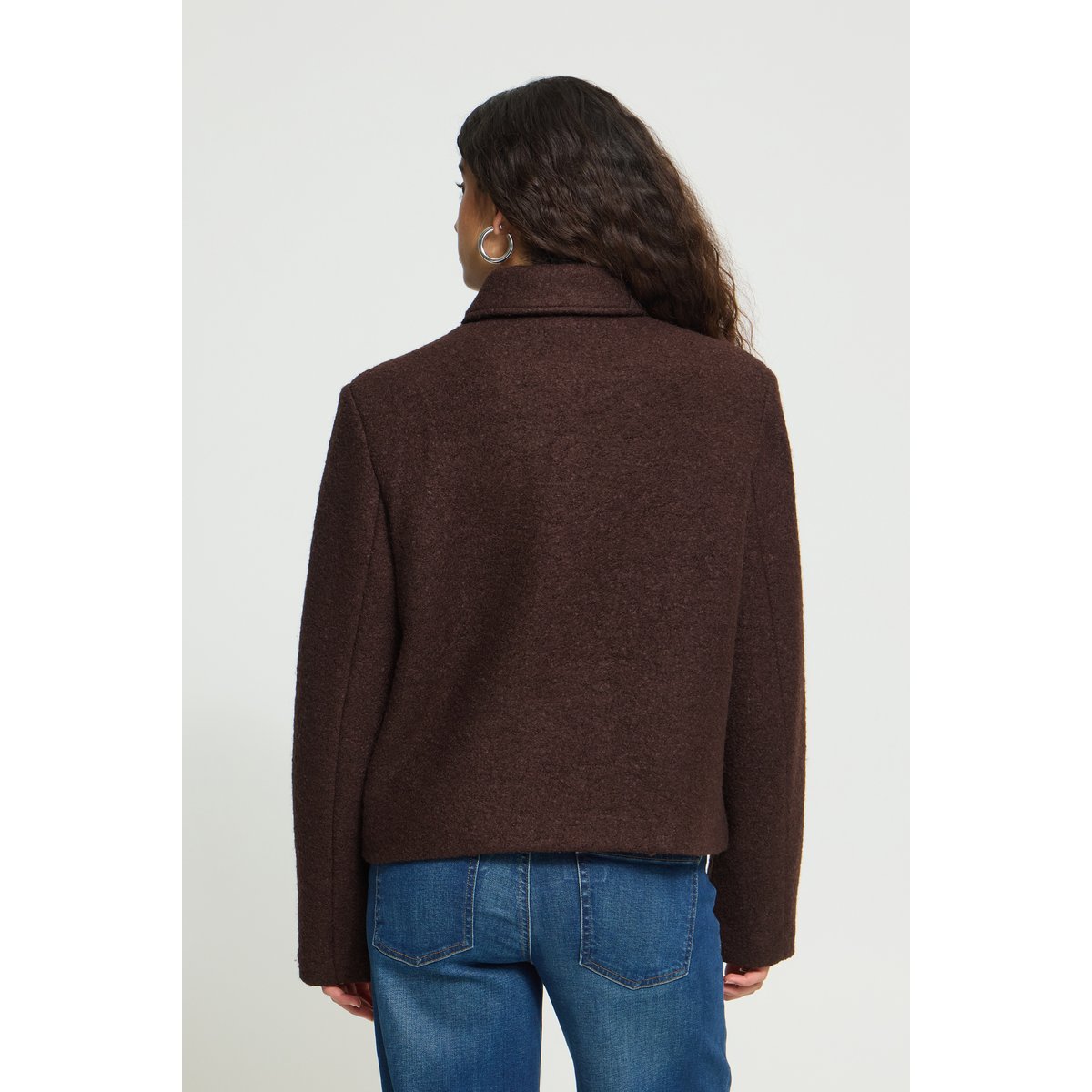 Veste d'extérieur marron molé, ICHI