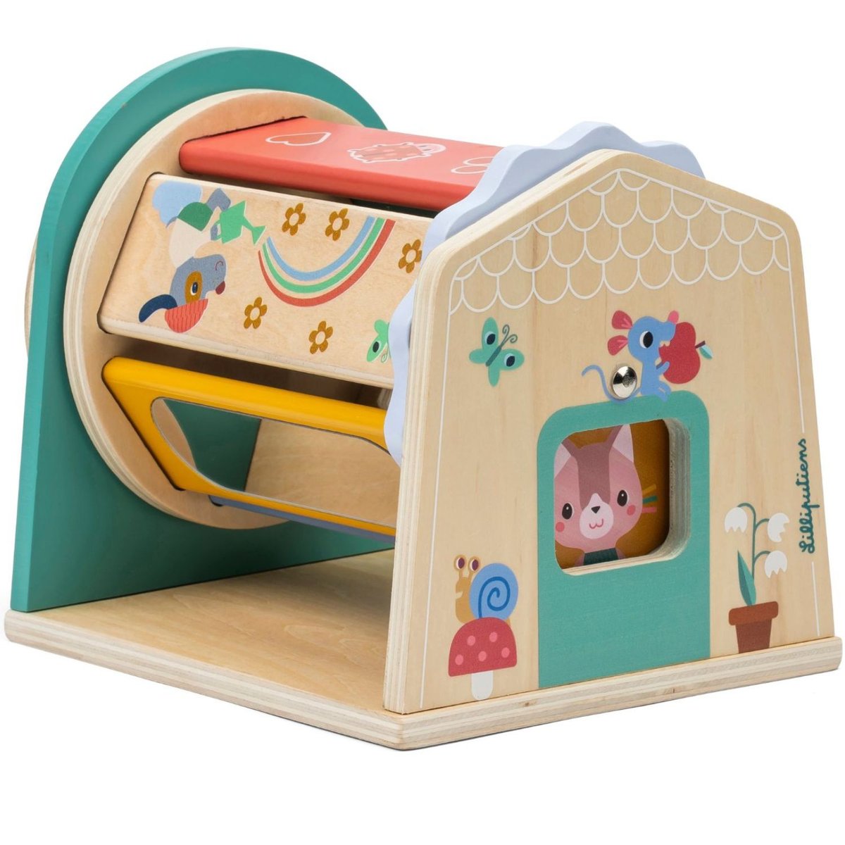 Tambour rotatif multicolore, LILLIPUTIENS