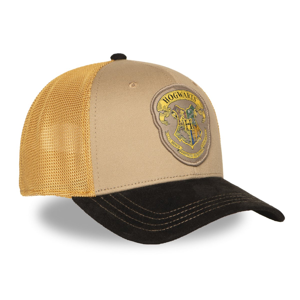 Casquette trucker Harry Potter beige/noir, CAPSLAB