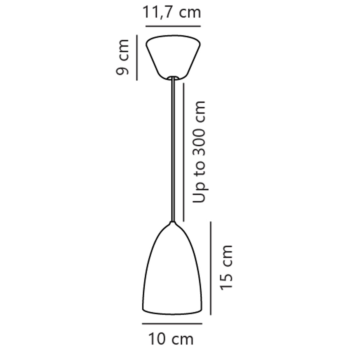 Suspension finition mate satinée en métal, NEXUS noir, DESIGN FOR THE PEOPLE