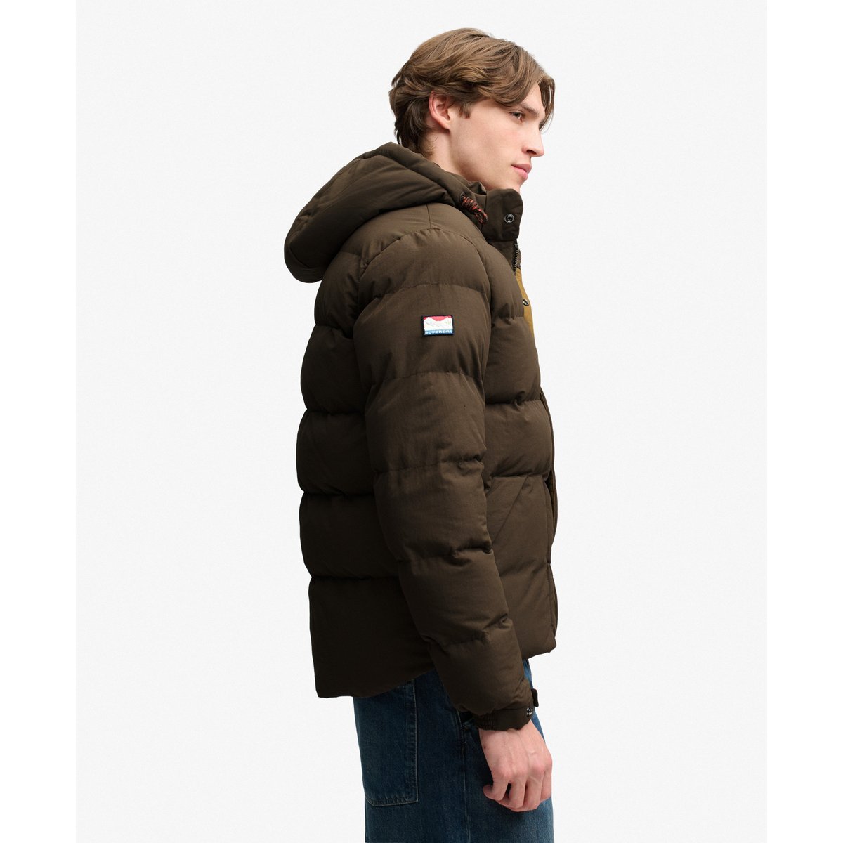 Doudoune Outdoor Everest noir ardoise, SUPERDRY