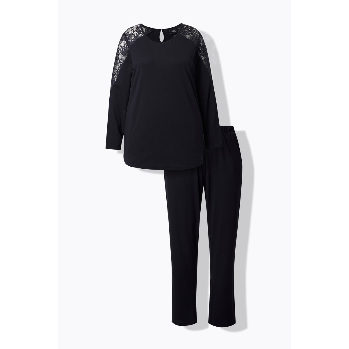 Pyjama avec dentelle noir, ULLA POPKEN