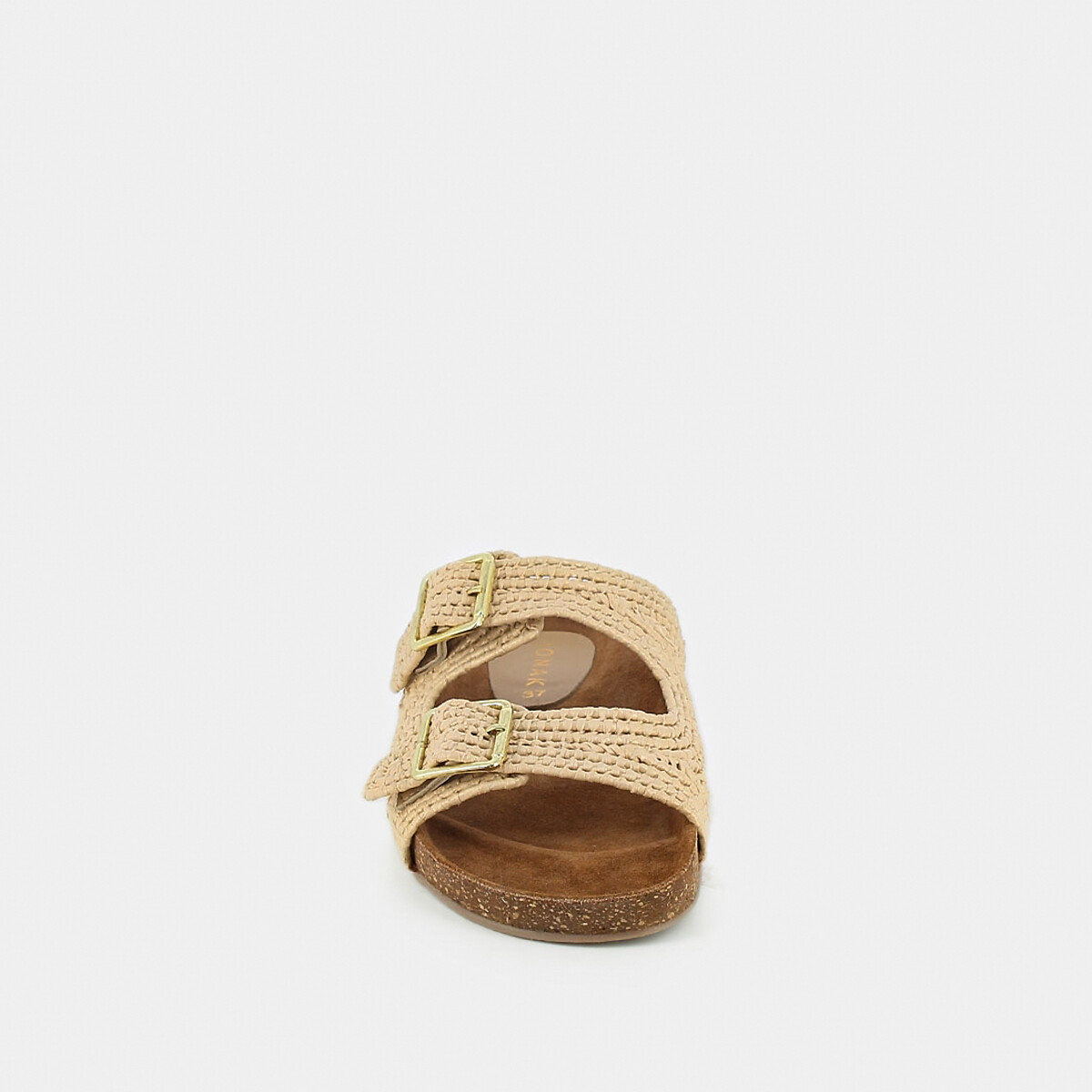 Kalmie Raffia Mules beige, JONAK