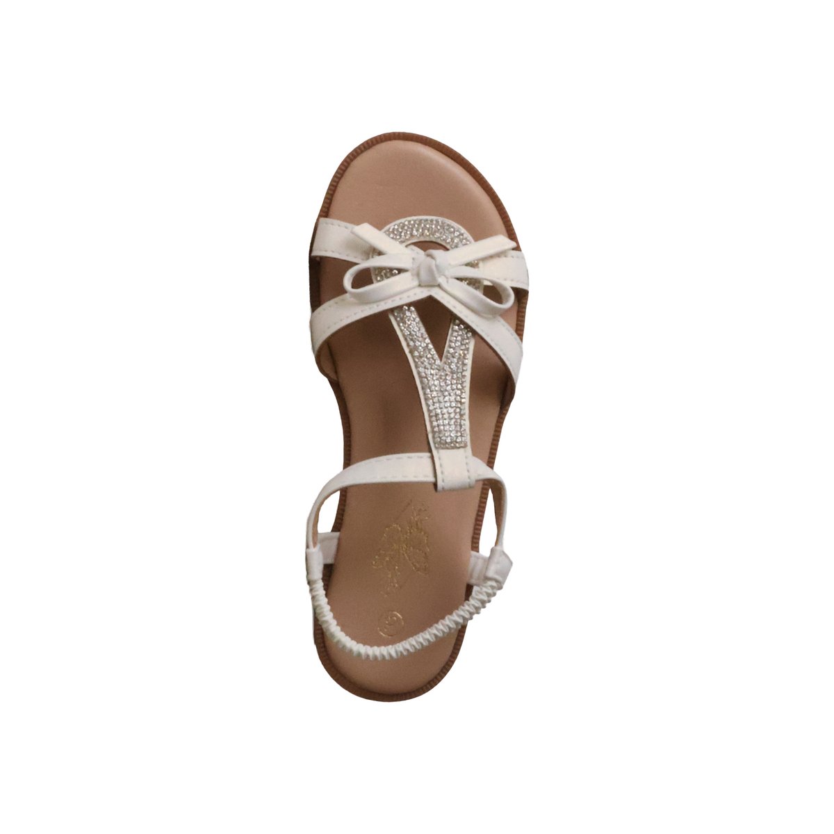 Sandales à Elastique blanc, ENZA NUCCI