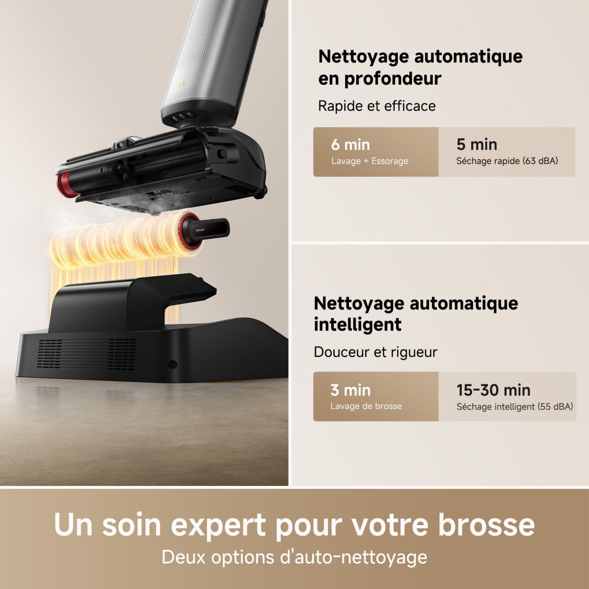 Aspirateur laveur X4 Pro couleur unique, MOVA