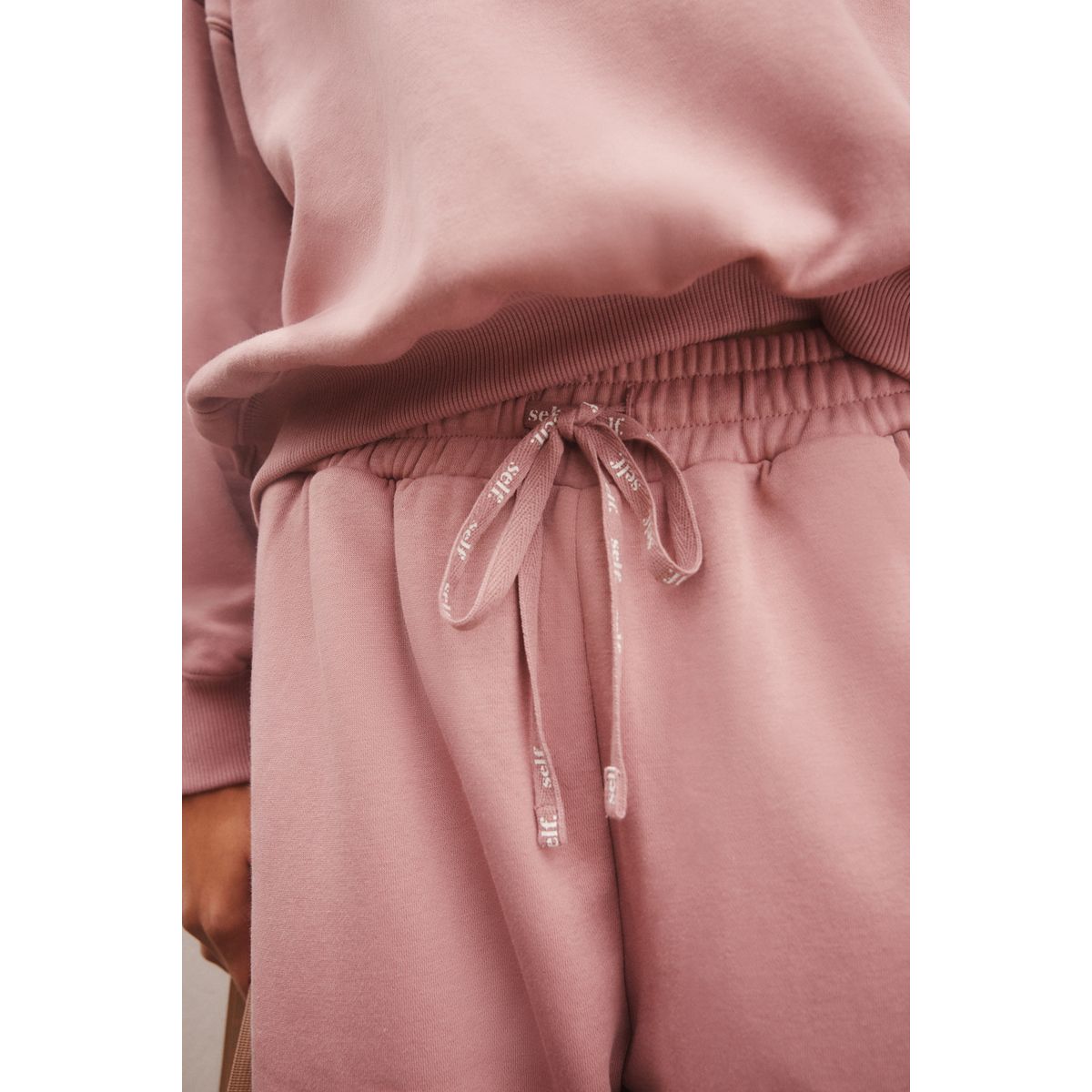 Pantalon de jogging coupe large self rose, NEXT