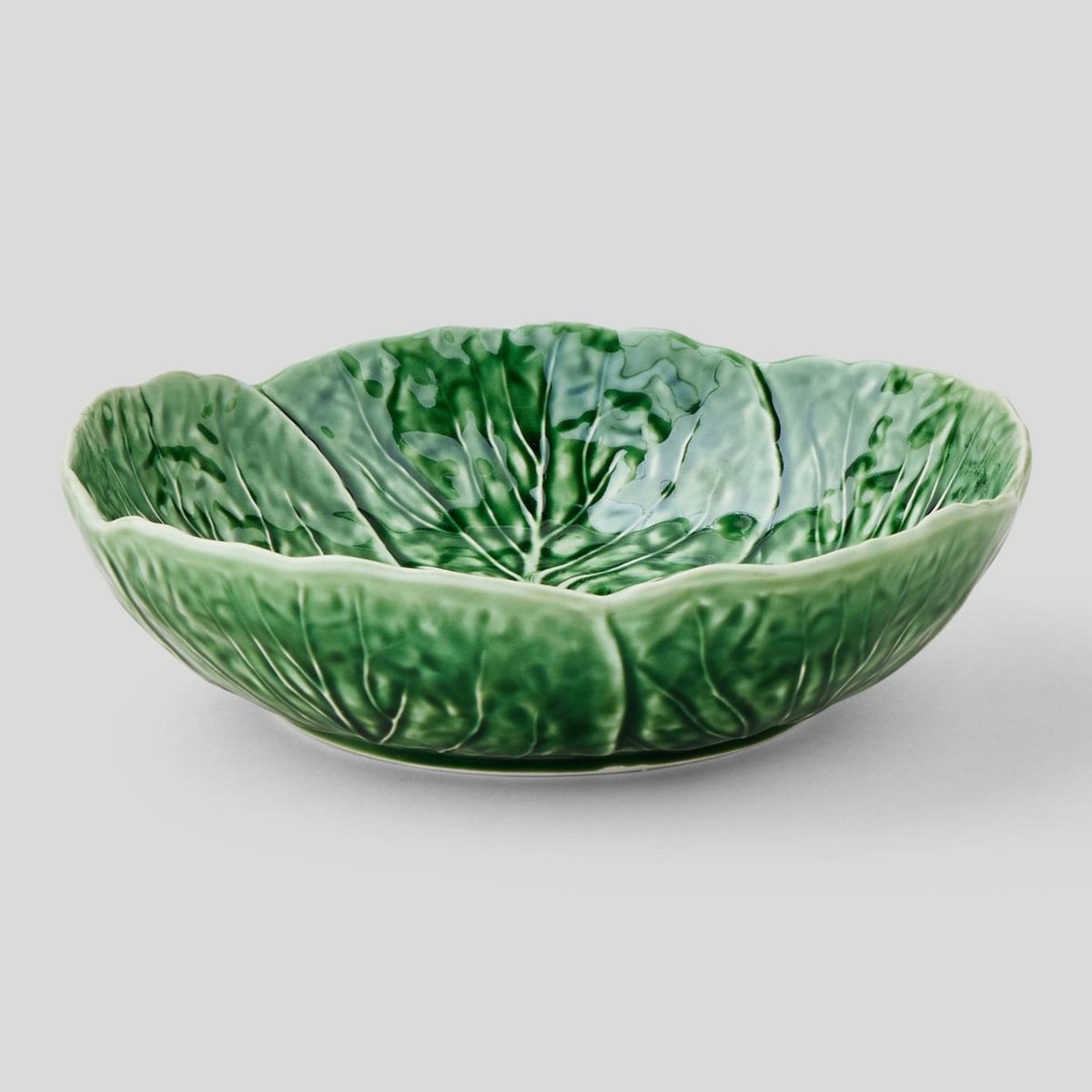 Saladier finition barbotine, 22cm vert, MONOPRIX