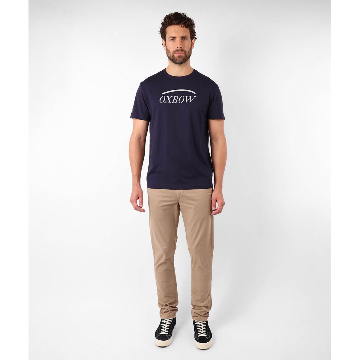 Tee shirt manches courtes graphique TALAI deep marine, OXBOW