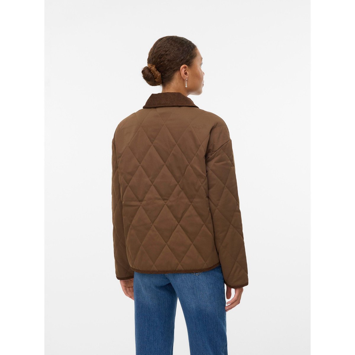 Veste Matelassée dark earth, VERO MODA