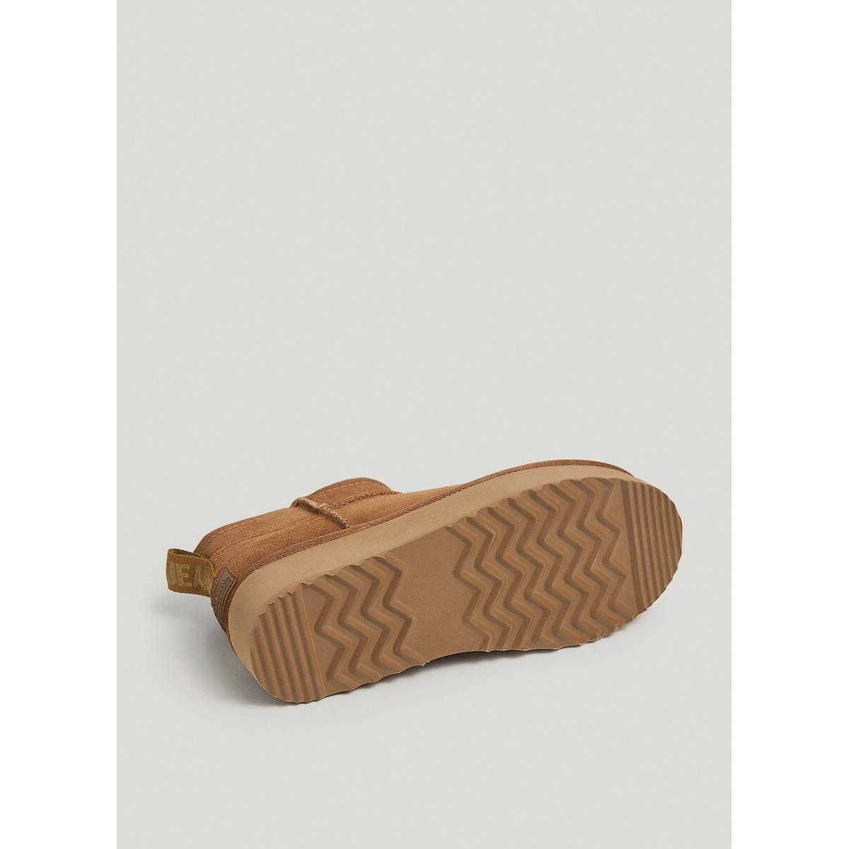 Bottines fourrées en cuir DISS YOUNG camel, PEPE JEANS