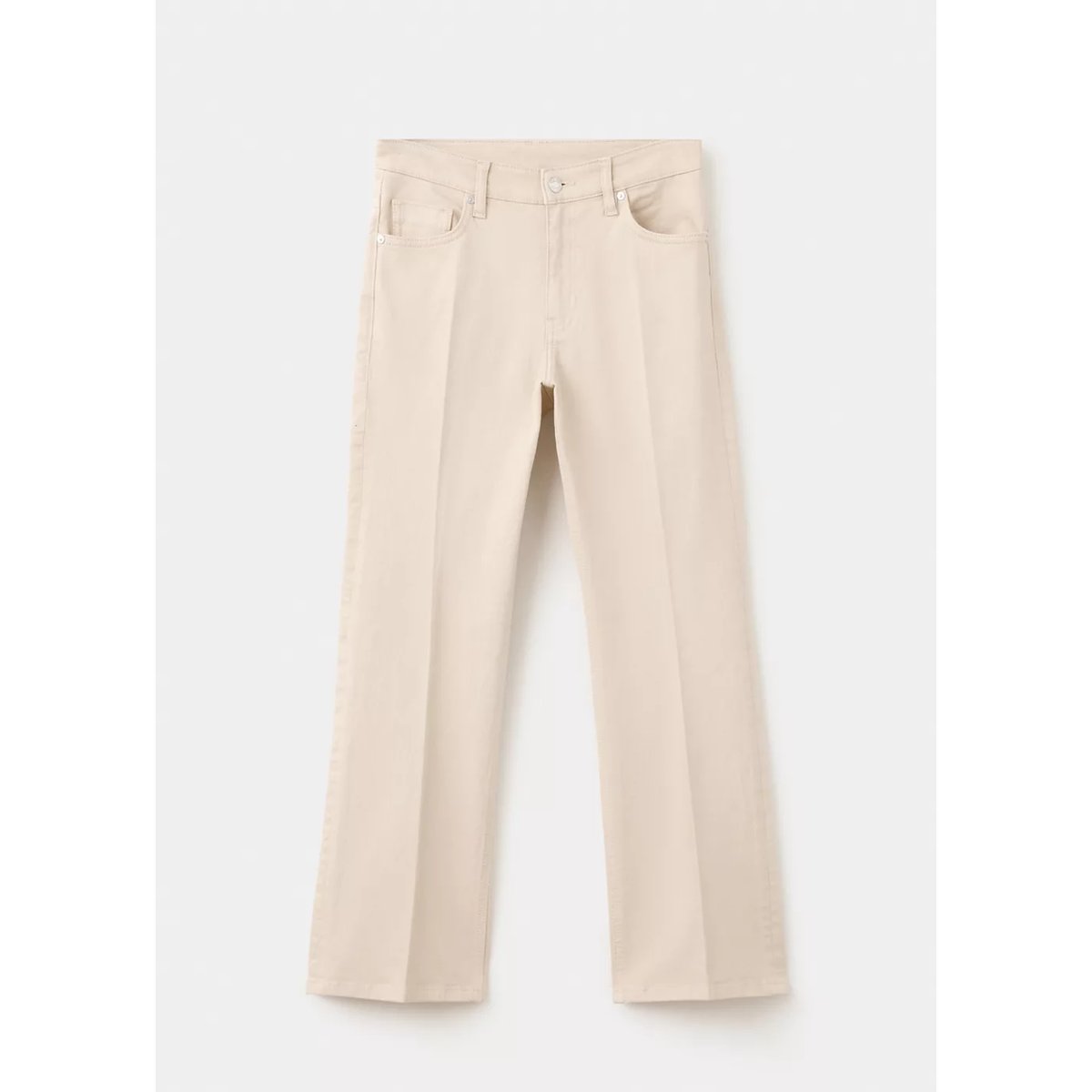 Jean Sienna flare crop sable, MANGO