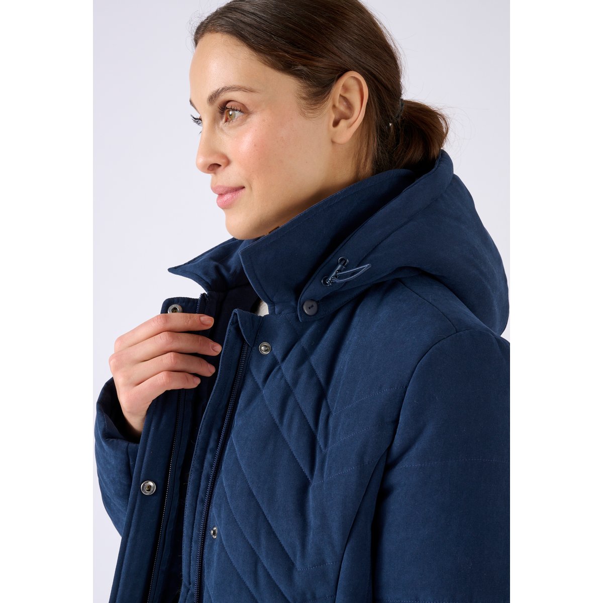 Parka matelassage fantaisie bleu marine, DAMART