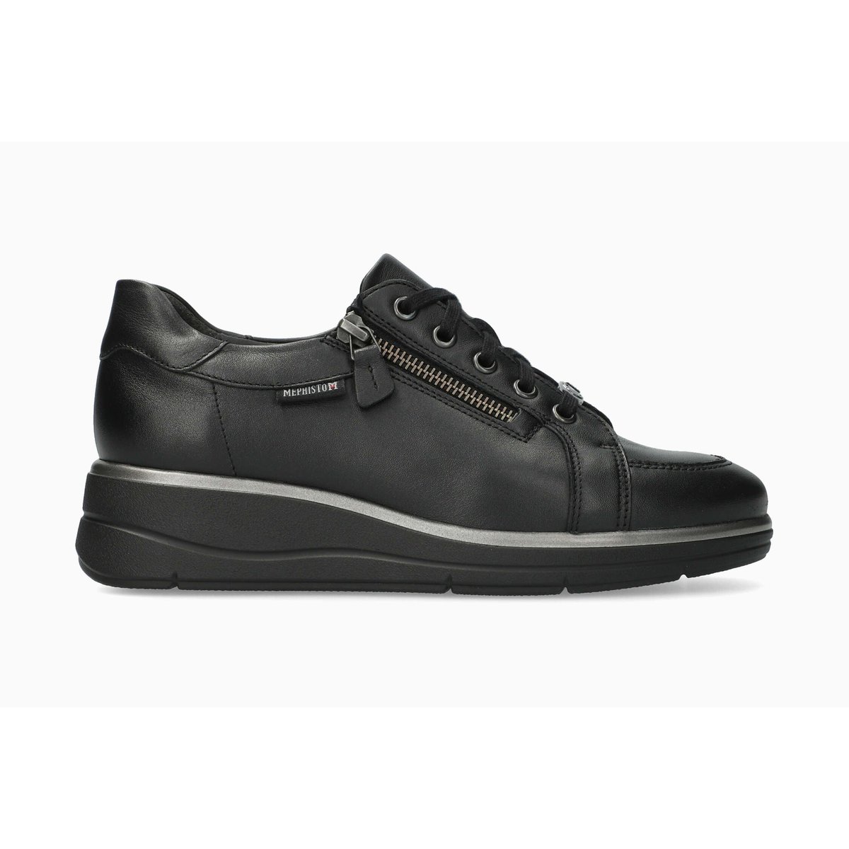 Baskets en cuir PELAGIA noir p5148170, MEPHISTO