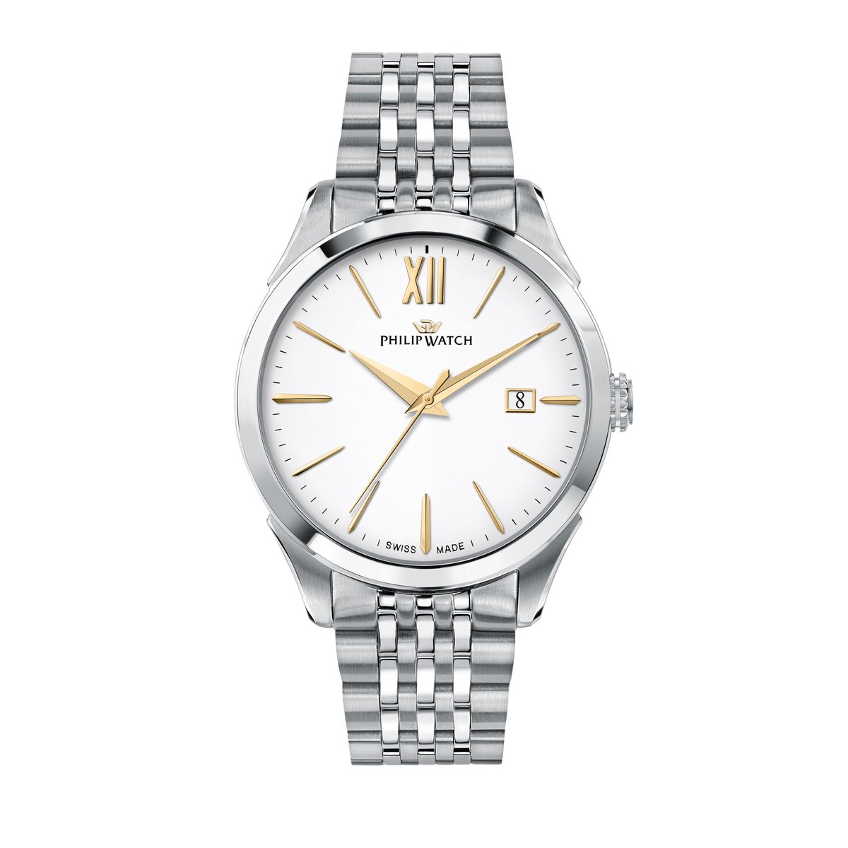 Montre multifonction ROMA blanc, PHILIP WATCH