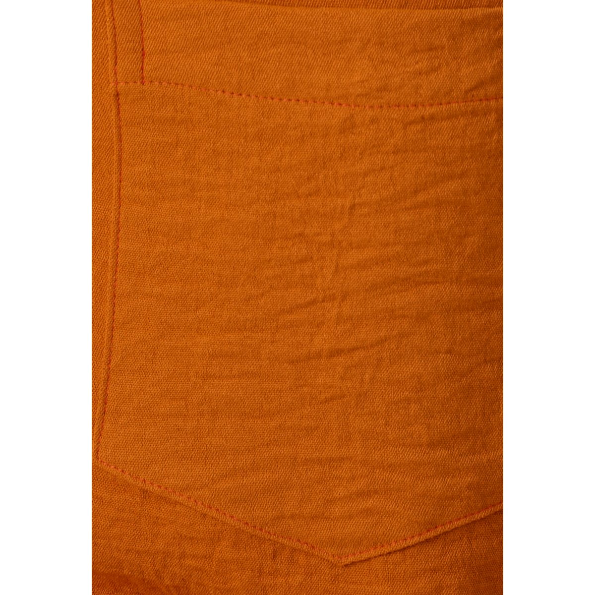 Chemisier tissu crêpe effet froissé orange ambre, DAMART