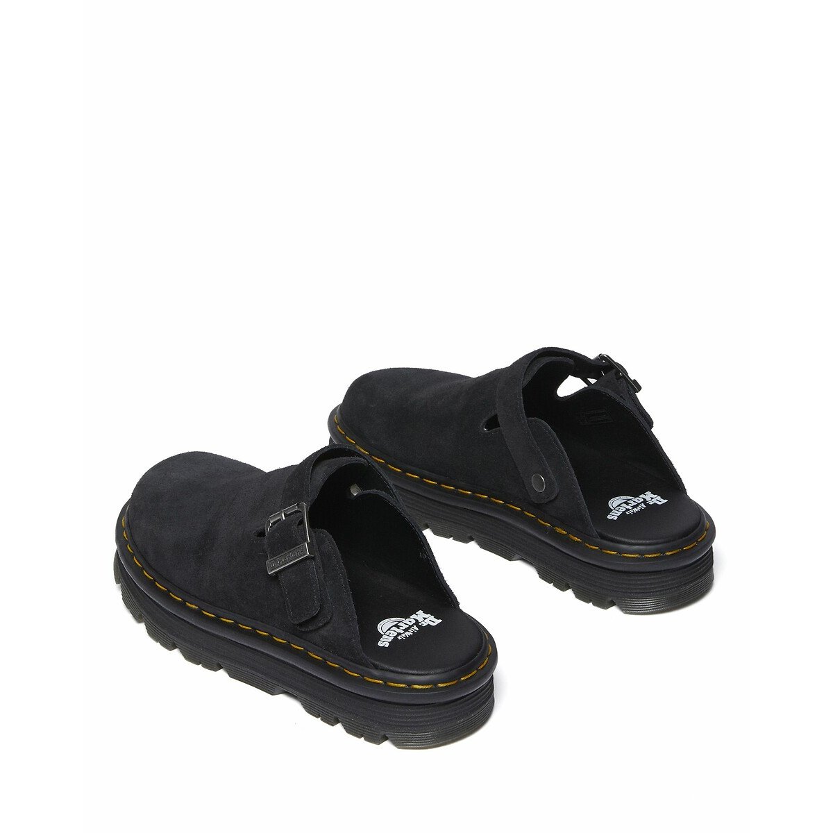 Zebzag Closed Mules in Suede black, DR. MARTENS