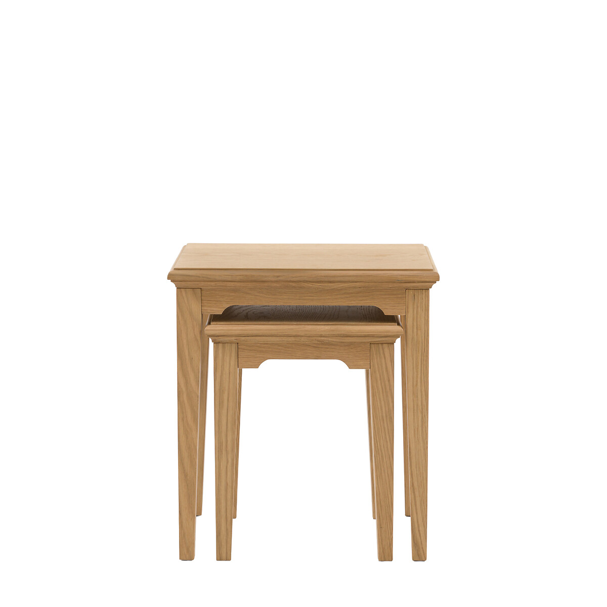 Harriet Oak Nesting Side Tables (Set of 2) light oak wood, SO'HOME