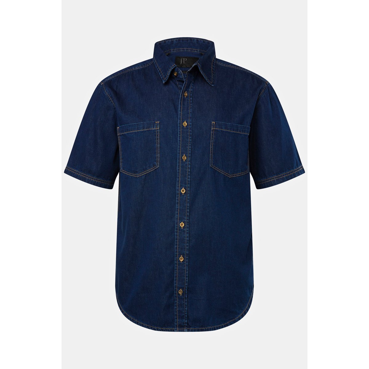 Chemise en jean, coupe Modern Fit jean bleu foncé, JP1880