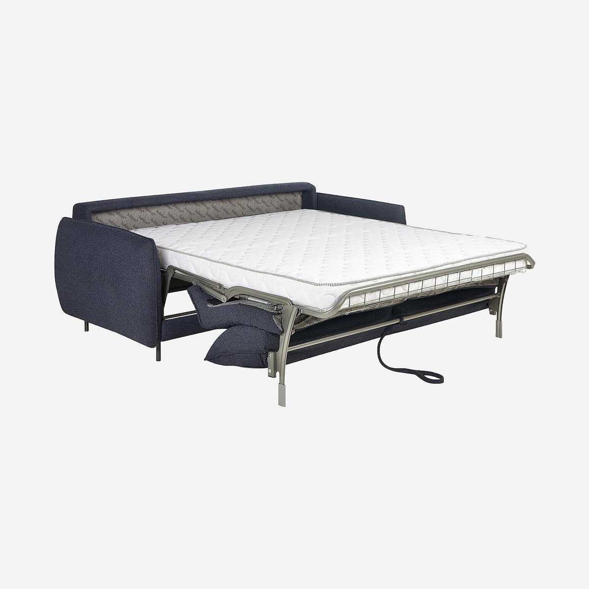 Canapé convertible - Matelas en mousse 13 cm - Tissu Tolfa MILANO ll bleu, HABITAT