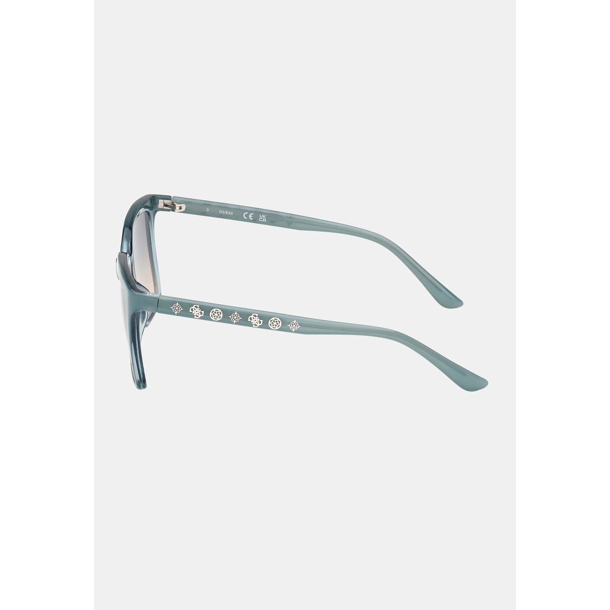 Lunettes De Soleil Carrées turquoise, GUESS