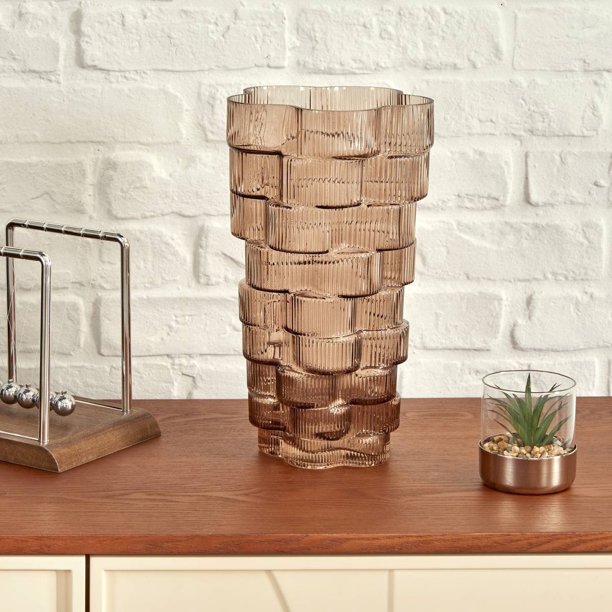 Vase SKY marron, ATMOSPHERA