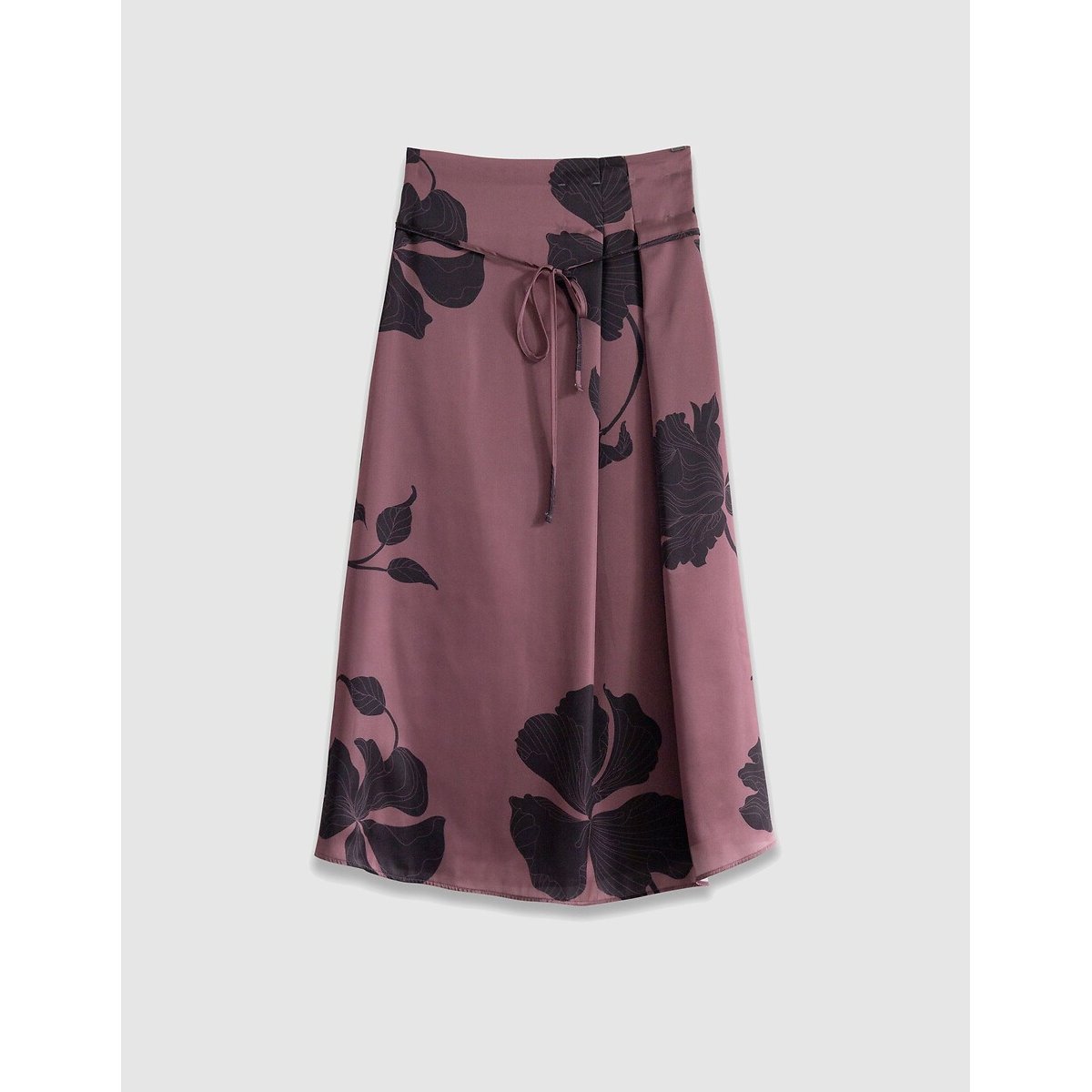 Gonna midi fantasia a fiori caramello , IKKS