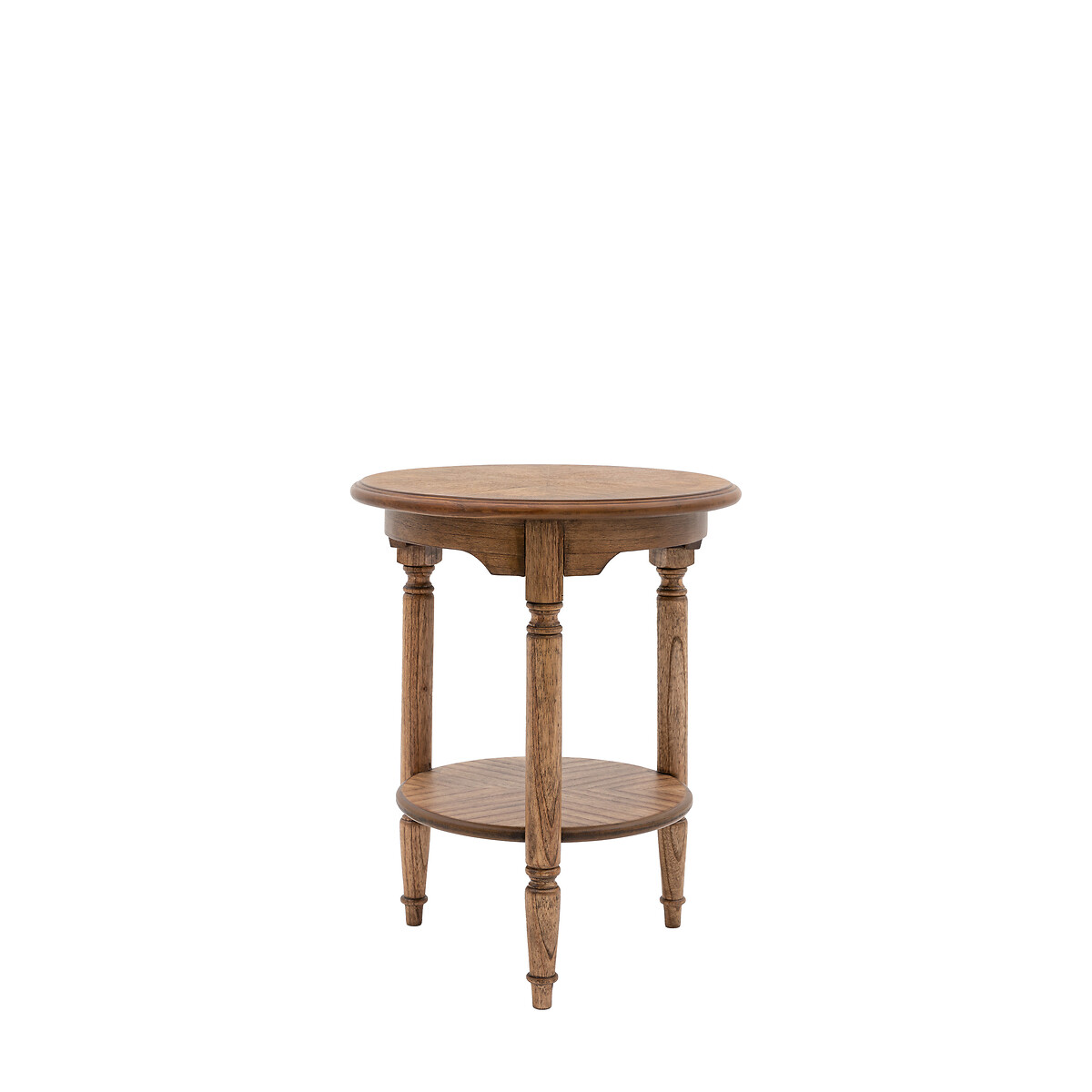 Hayes Vintage Inlaid Wood Side Table wood, ÉDITÉ