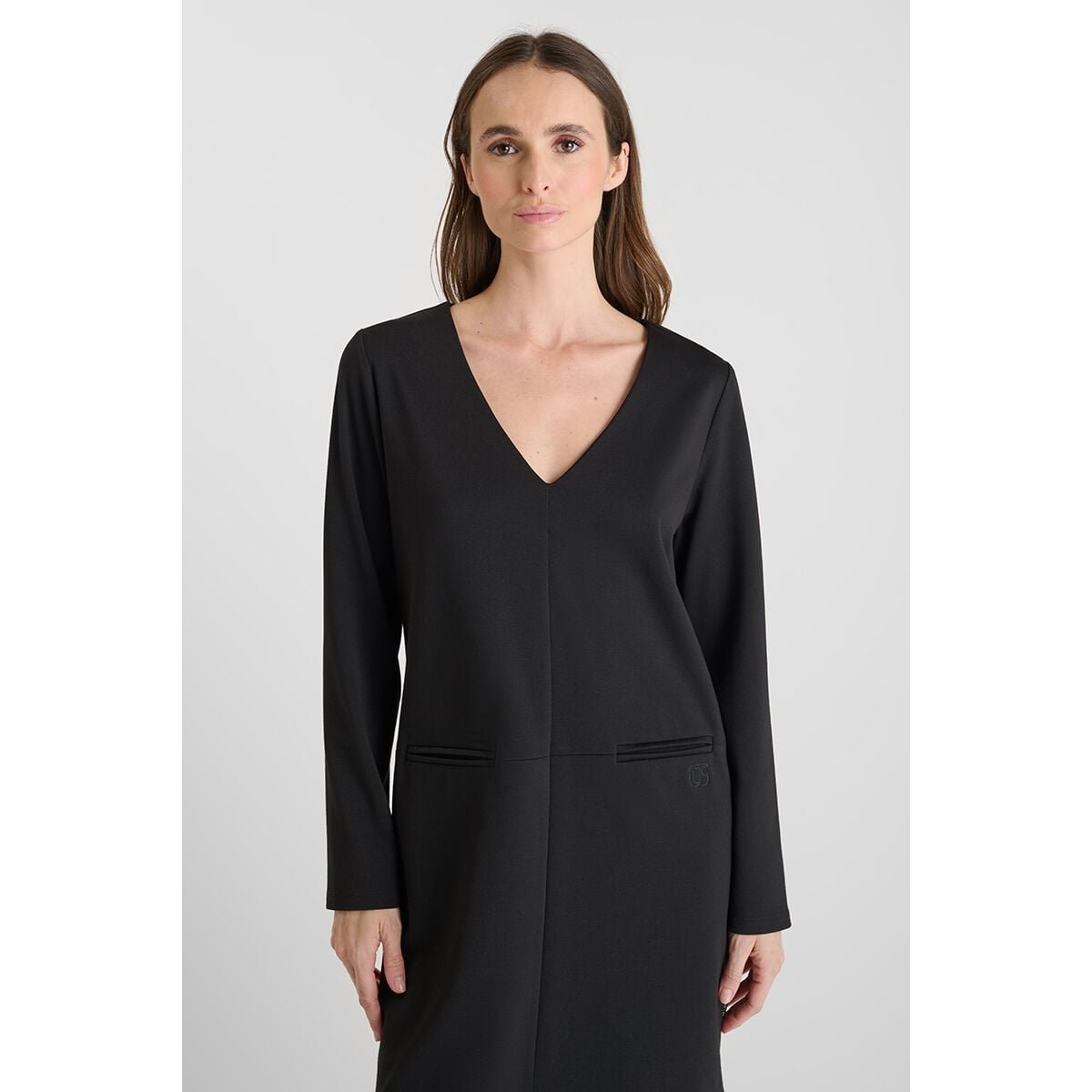 Robe droite LOUCIA black, LE TEMPS DES CERISES