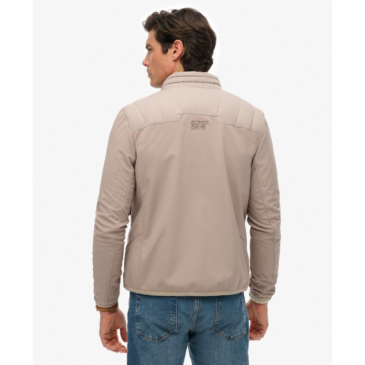 Veste Softshell Storm Popper beige foncé flammé, SUPERDRY