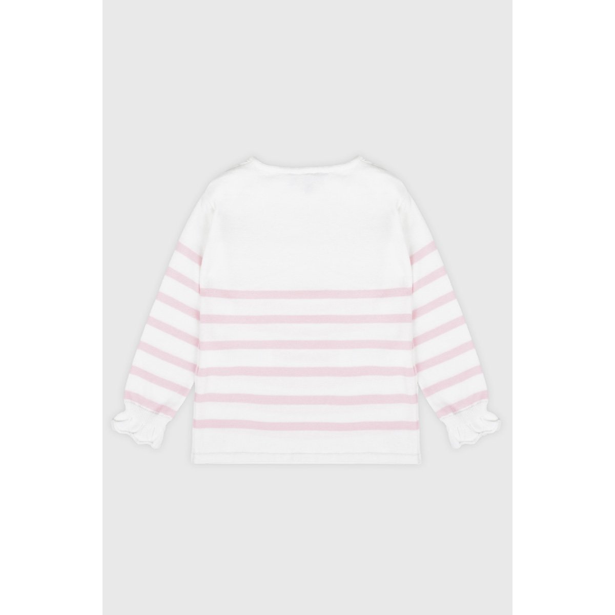 Pull rayé en coton KIDS blanc/fairytale, ARMOR-LUX