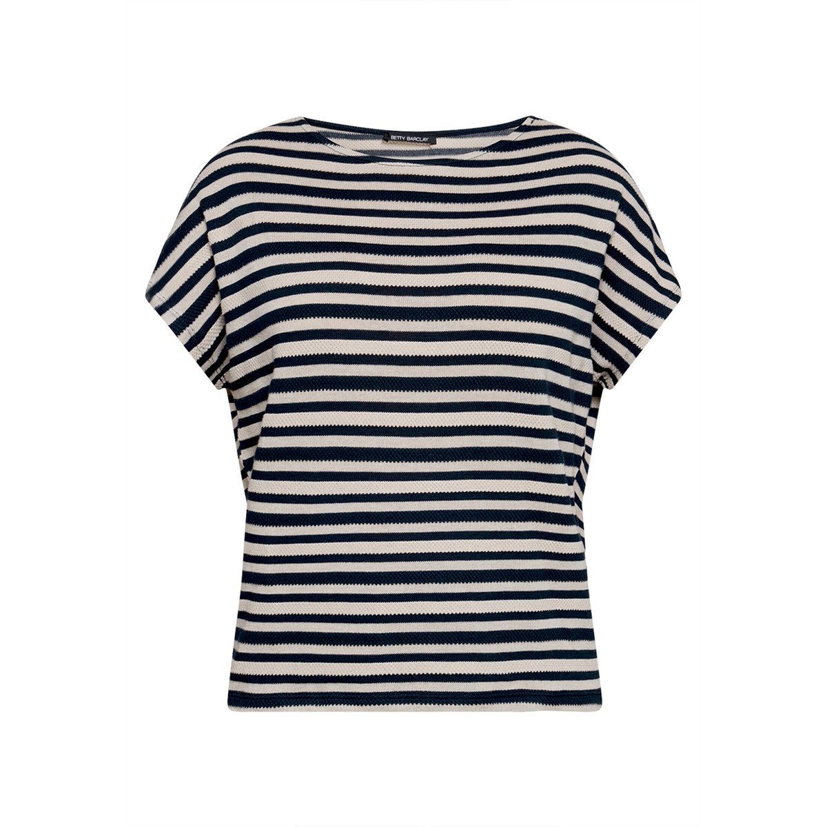 T-shirt à rayures à encolure bateau dark blue/nature, BETTY BARCLAY